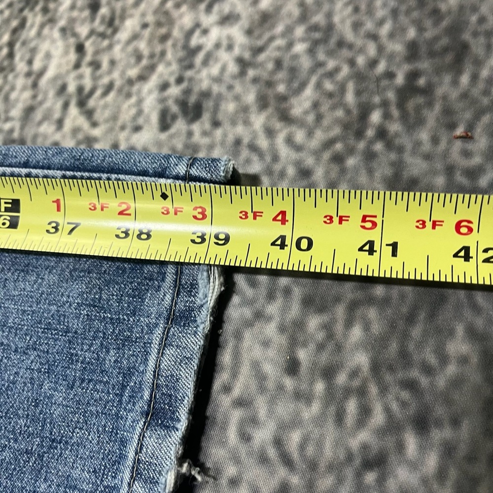 Wrangler Carpenter Jeans 34x30 Blue Distressed Faded Workwear Vintage‎ 2000s - Picture 12 of 16
